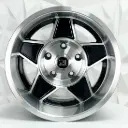 RIN 15X10 5-139.7 R1 SPORT L55542A BLACK MACHINE FACE MACHINE LIP ET-44 CB108