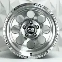 RIN 15X10 5-114.3 R1 SPORT 8007 BLACK MACHINE FACE MI+RIVETS ET-44 CB73.1