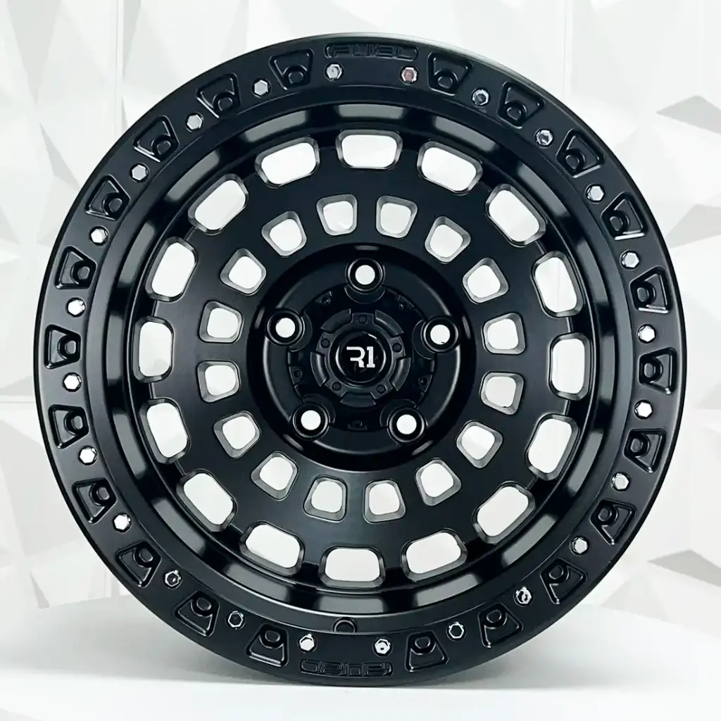 RIN 17X9 5-139.7 R1 SPORT QC1810 MATE BLACK ET-12 CB108