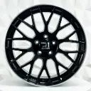 RIN 20X8.5 5-112 R1 SPORT XF013 BLACK MACHINE LIP ET38 CB66.45