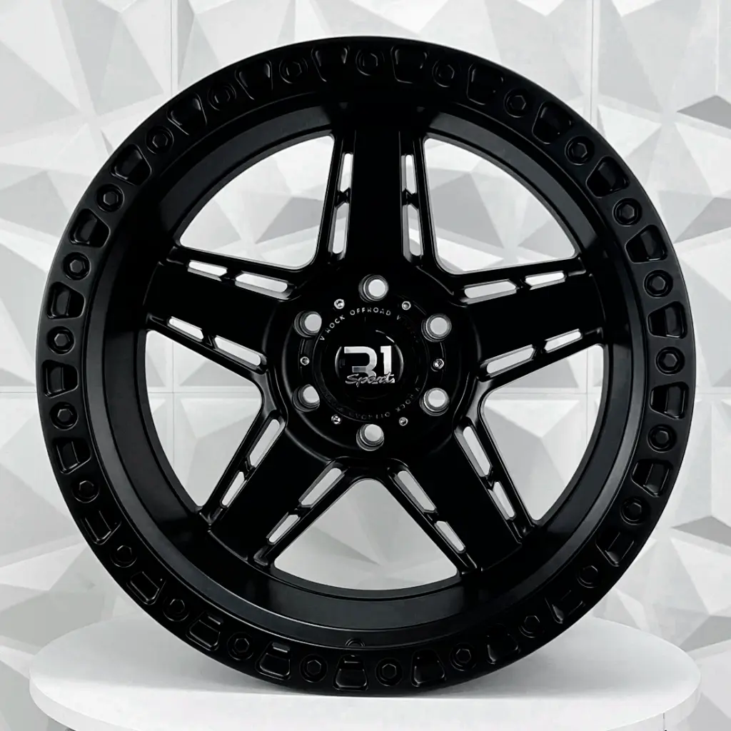 RIN 20X10 6-139.7 R1 SPORT 1074 SATIN BLACK ET-20 CB108