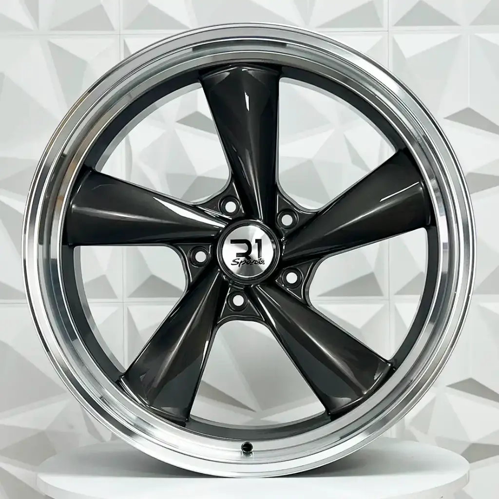 RIN 22X9 5-139.7 R1 SPORT SP669R MAG GREY MACHINE LIP ET15 CB87.1